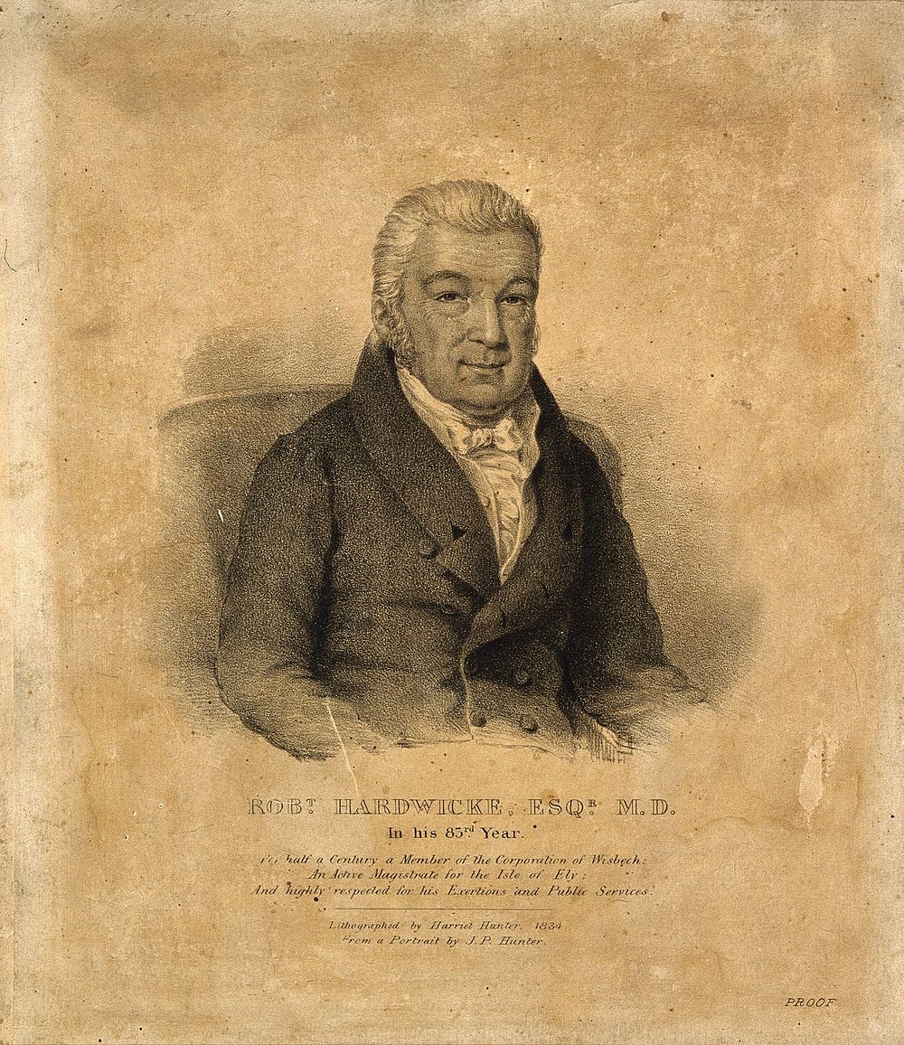 Robert Hardwicke. Lithograph by H. Hunter, 1834, after J. P. Hunter.