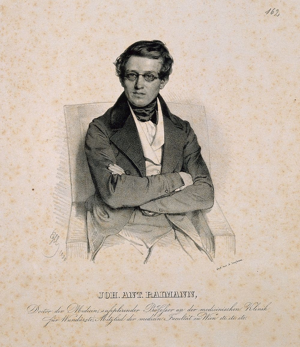Johann Anton Raimann. Lithograph by F. Eybl, 1838.