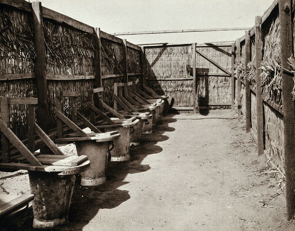 Flyproof latrines, TelelKebir, Egypt, World Free Photo rawpixel