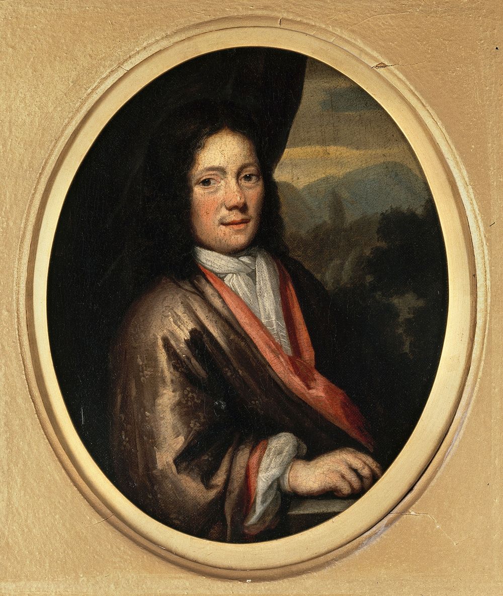 A man. Oil painting attributed to Pieter van der Werff.
