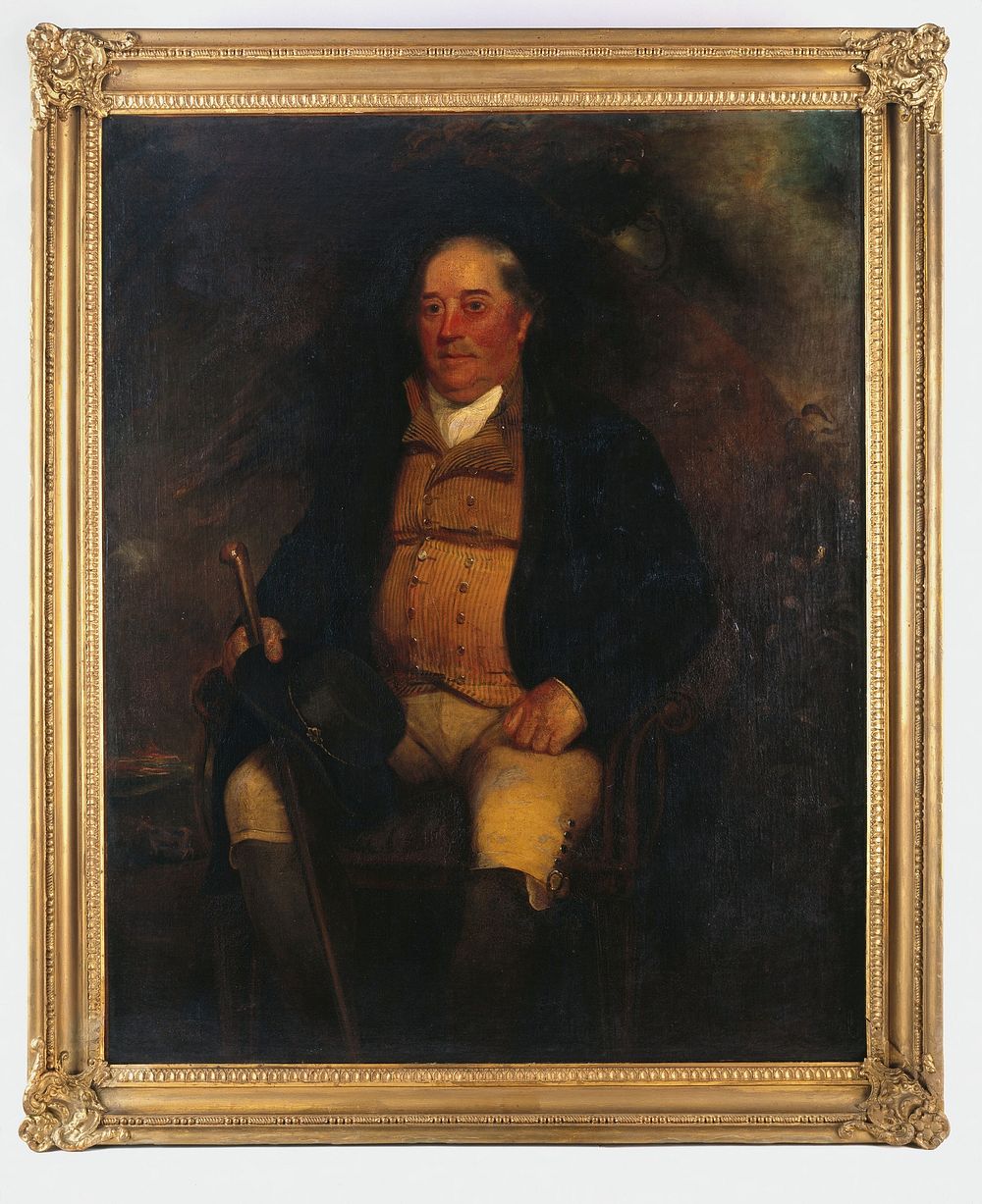 Benjamin Jesty. Oil painting by M.W. Sharp, 1805.
