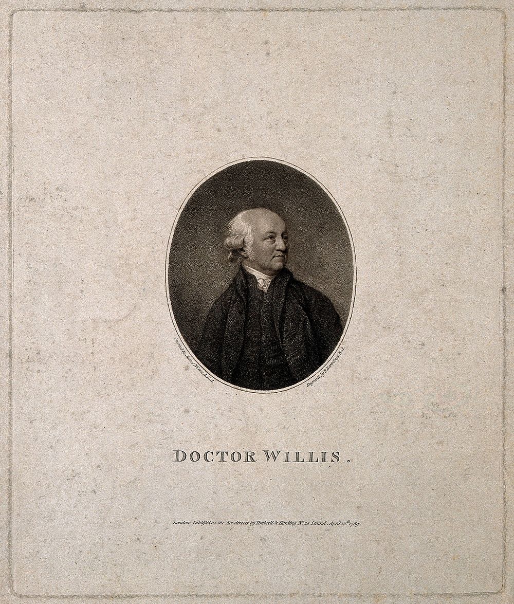 Francis Willis. Stipple engraving by F. Bartolozzi, 1789, after J. Nixon.