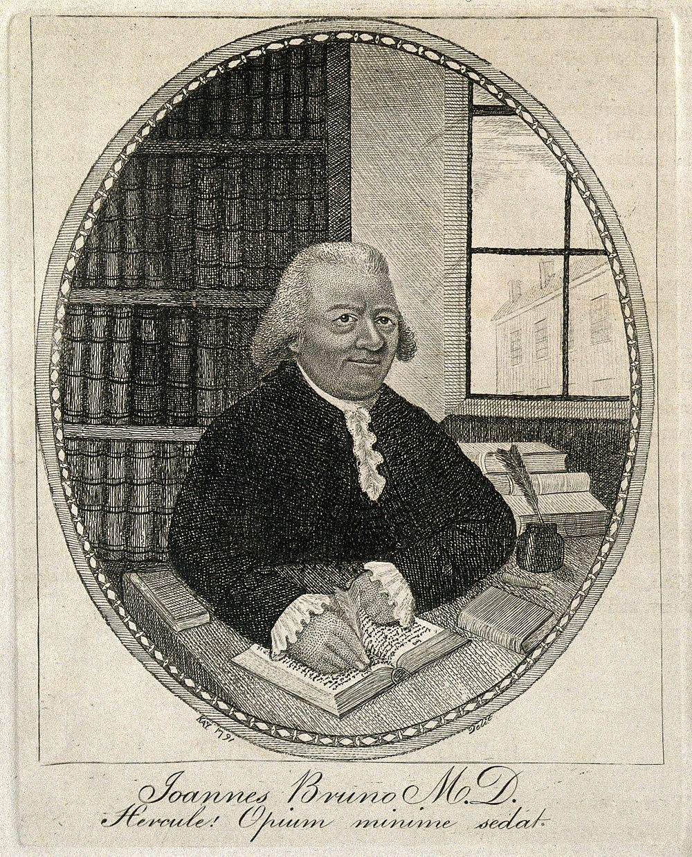 John Brown (Bruno). Etching by J. Kay, 1791.