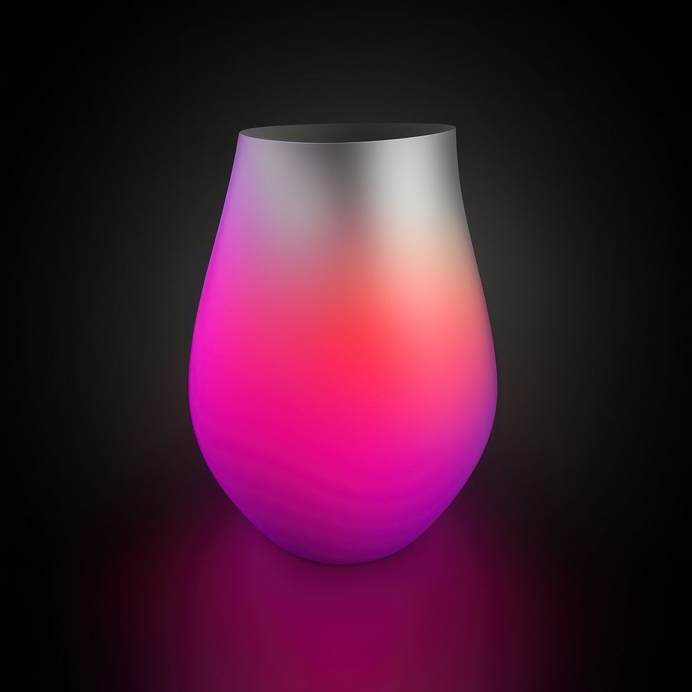 Abstract blurred gradient illustration Vase vase purple glass.