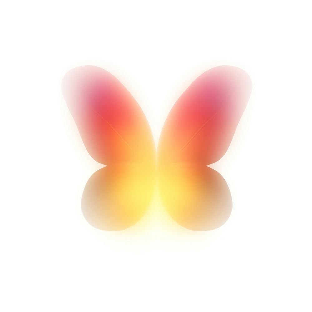 Abstract blurred gradient illustration butterfly yellow nature petal.