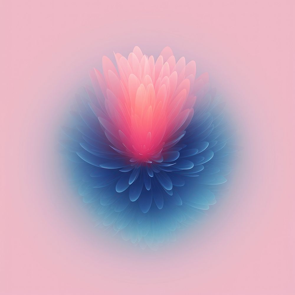 Abstract blurred gradient illustration flower pattern petal pink.