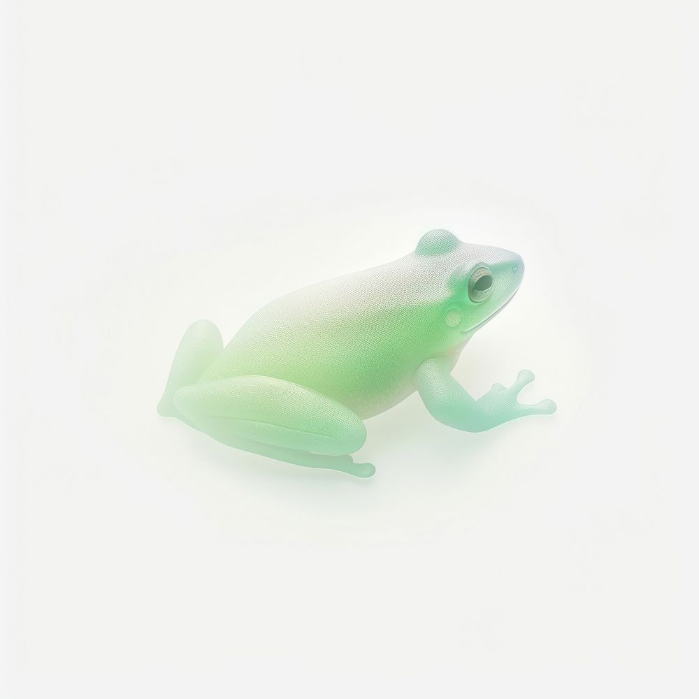 Abstract blurred gradient illustration Frog frog amphibian wildlife.