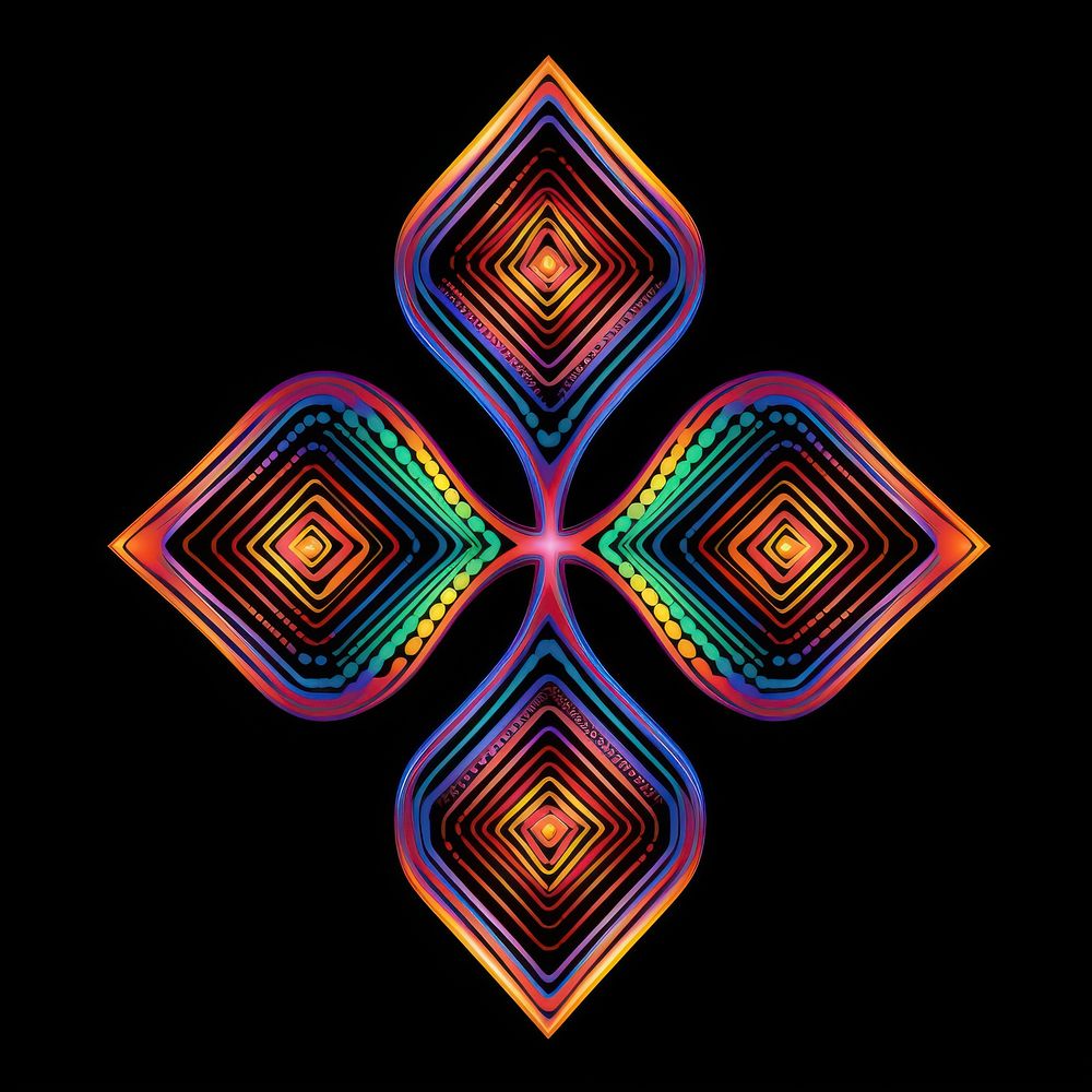 Cross abstract pattern cross.