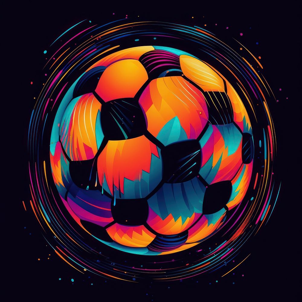 Soccer abstract graphics pattern.