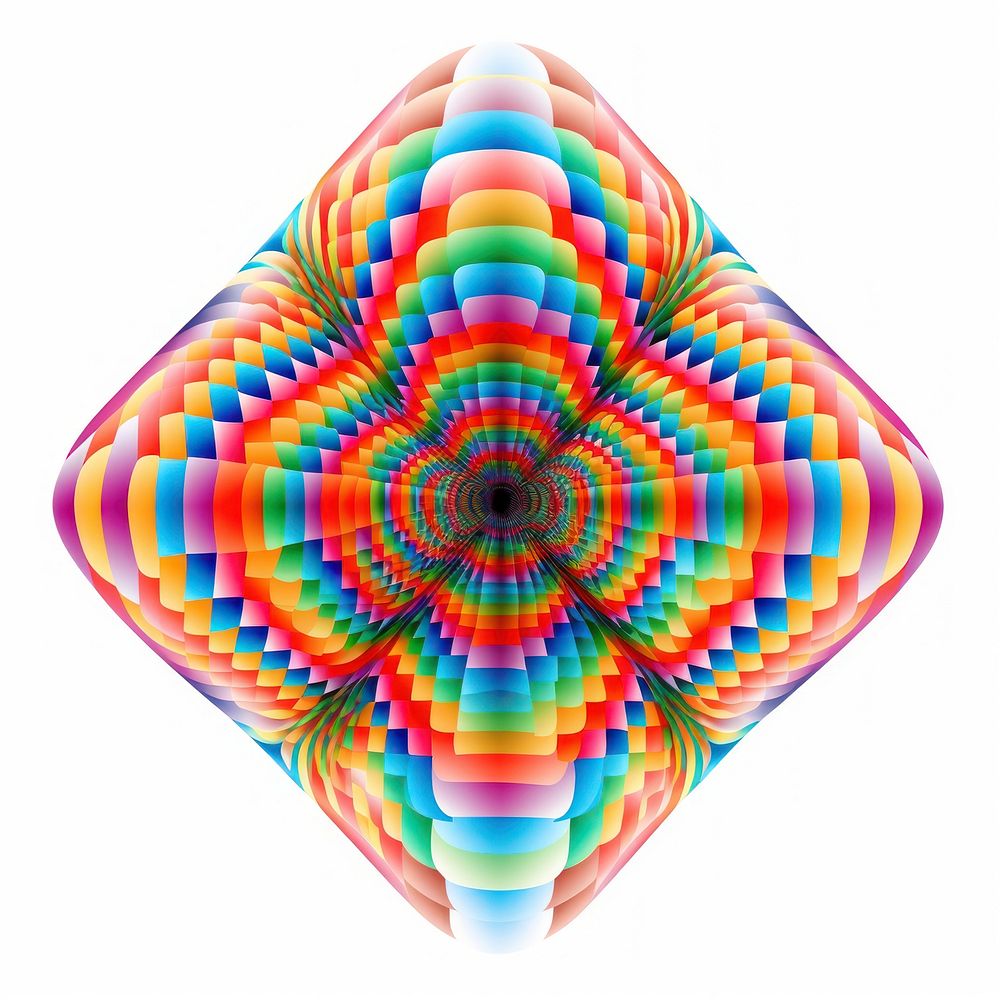 Sculpture abstract pattern kaleidoscope.