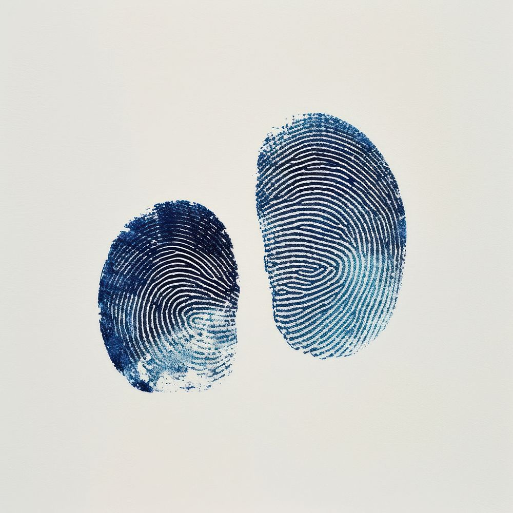 Blue fingerprints invertebrate studio shot seashell.