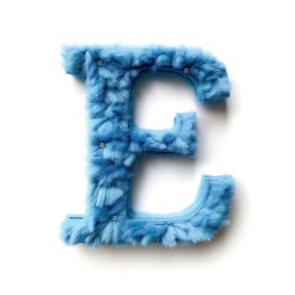 Embroidery pattern letter text.