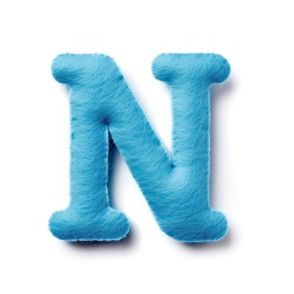 Turquoise letter blue text.