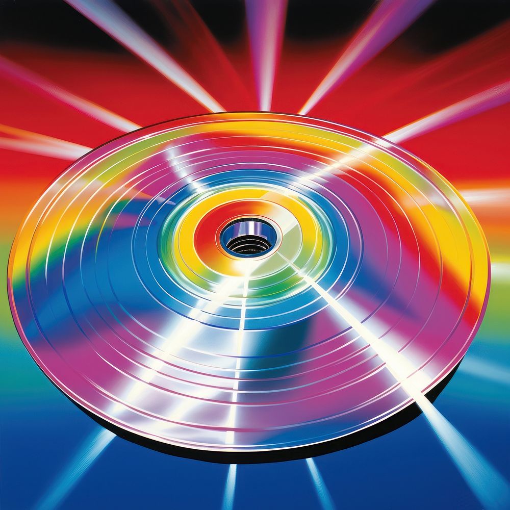Compact disc backgrounds light technology.