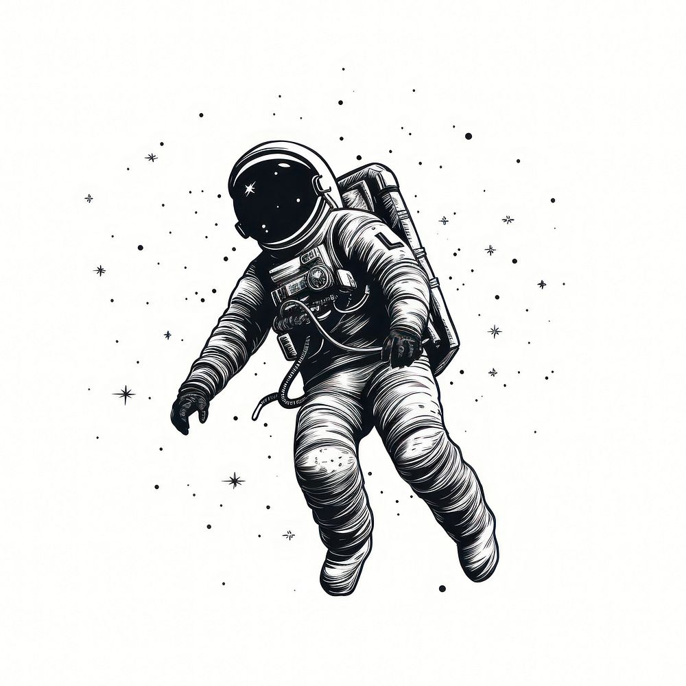 astronaut drawing | Astronaut drawing, Art drawings, Sketches
