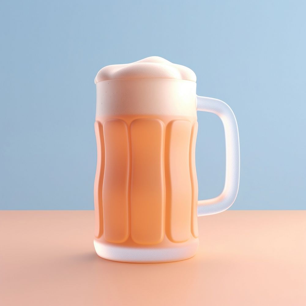 A pint of beer glass drink cup.