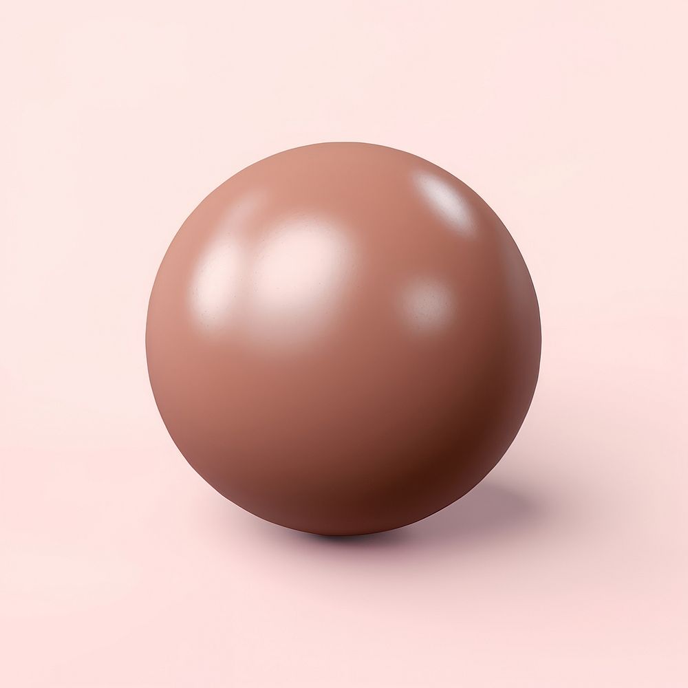 Chocolate bonbon sphere egg simplicity.