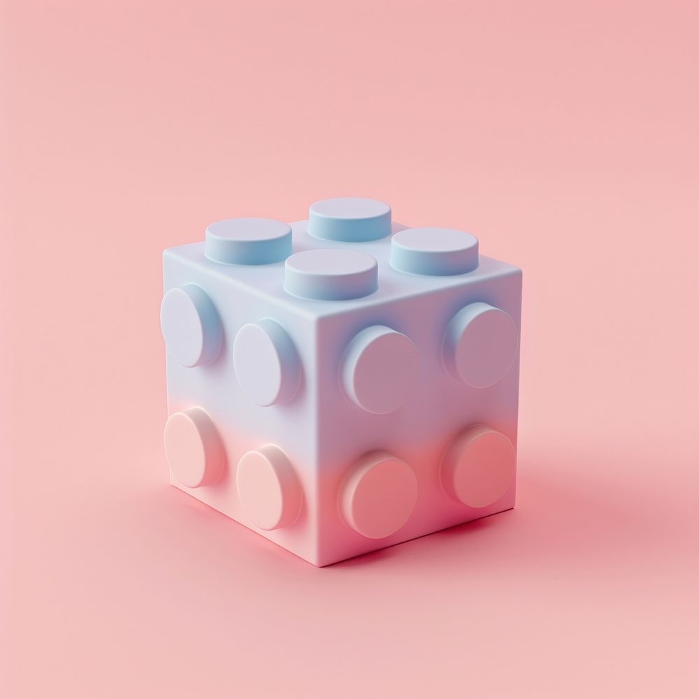 A piece of plastic brick toy simplicity medication circle.