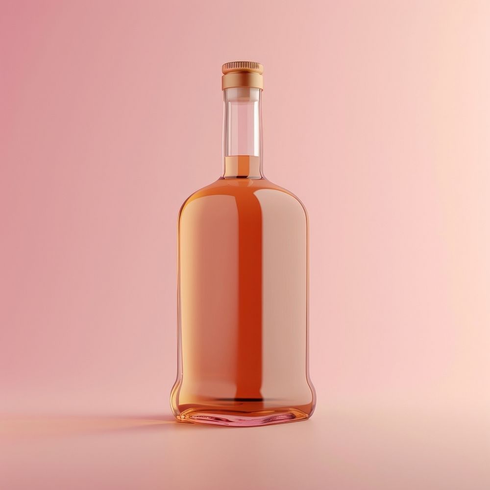 Cognac bottle perfume glass drink.