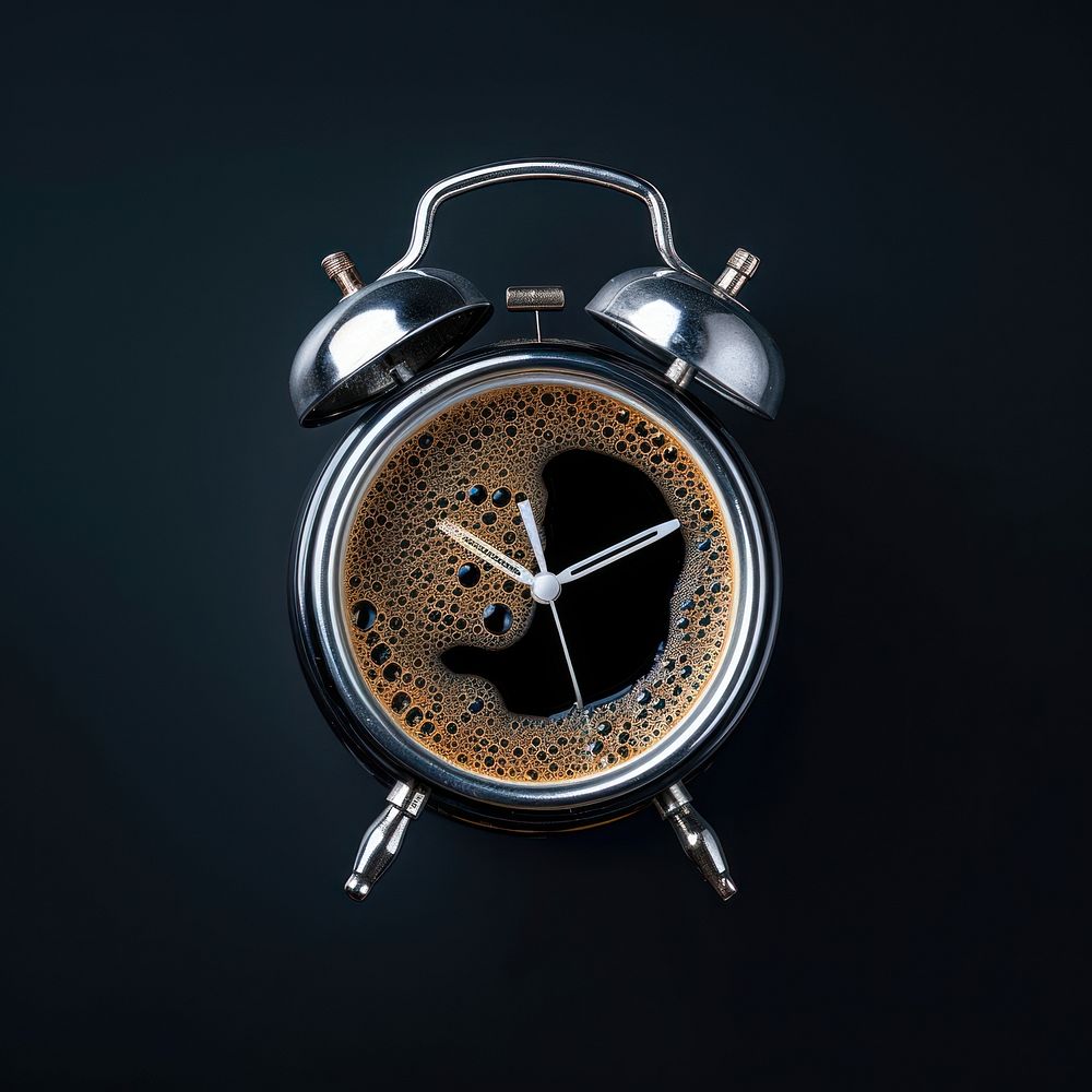 Alarm clock coffee watch accessories. | Premium Photo - rawpixel