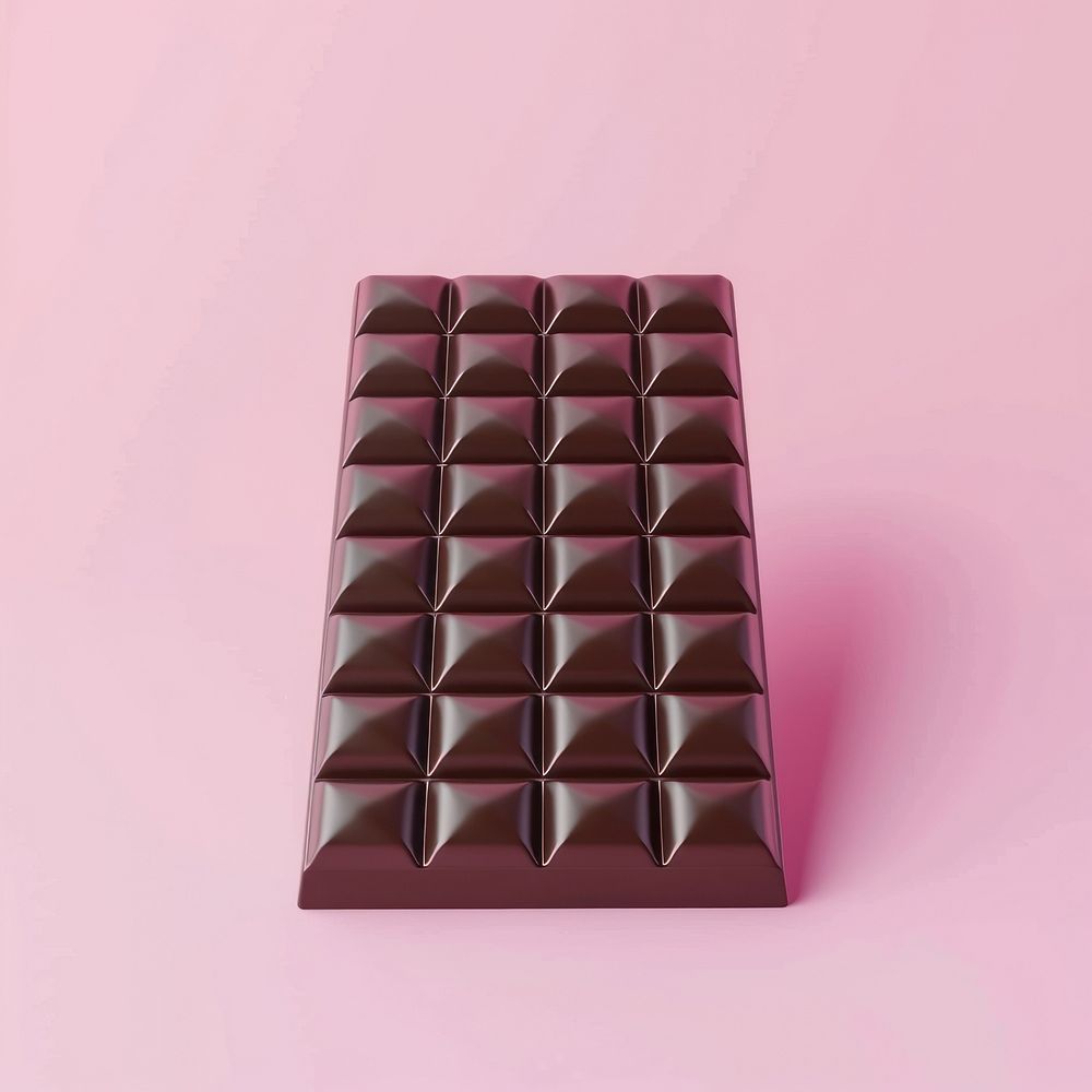 Chocolate bar dessert food confectionery. | Premium Photo Illustration ...