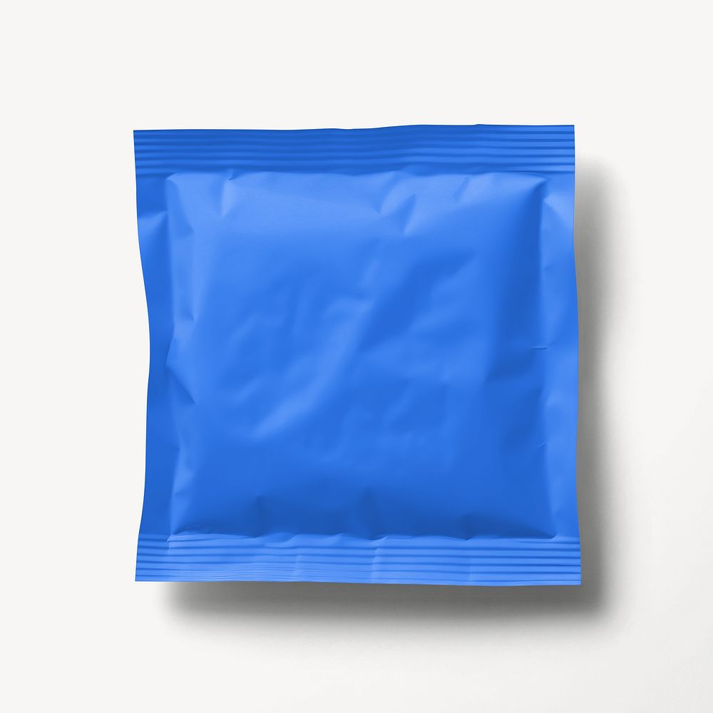 Blue pouch bag