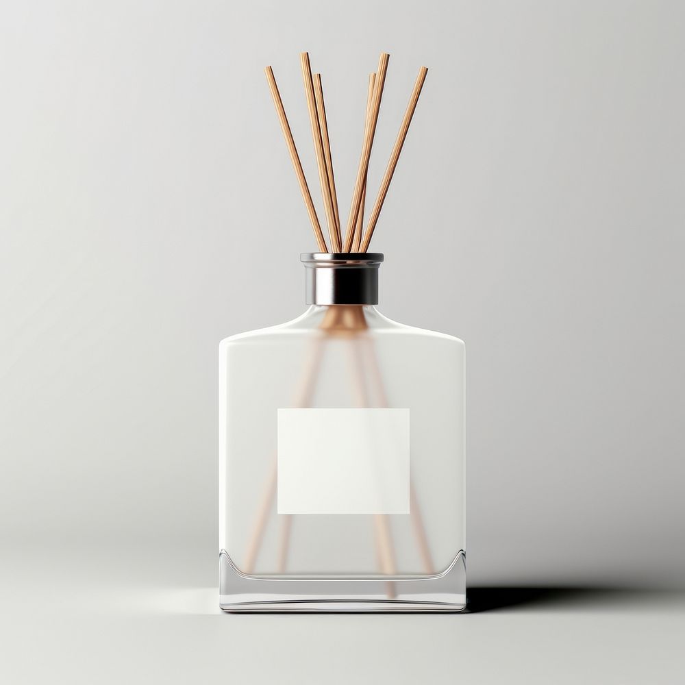 A reed diffuser bottle perfume glass glass bottle.