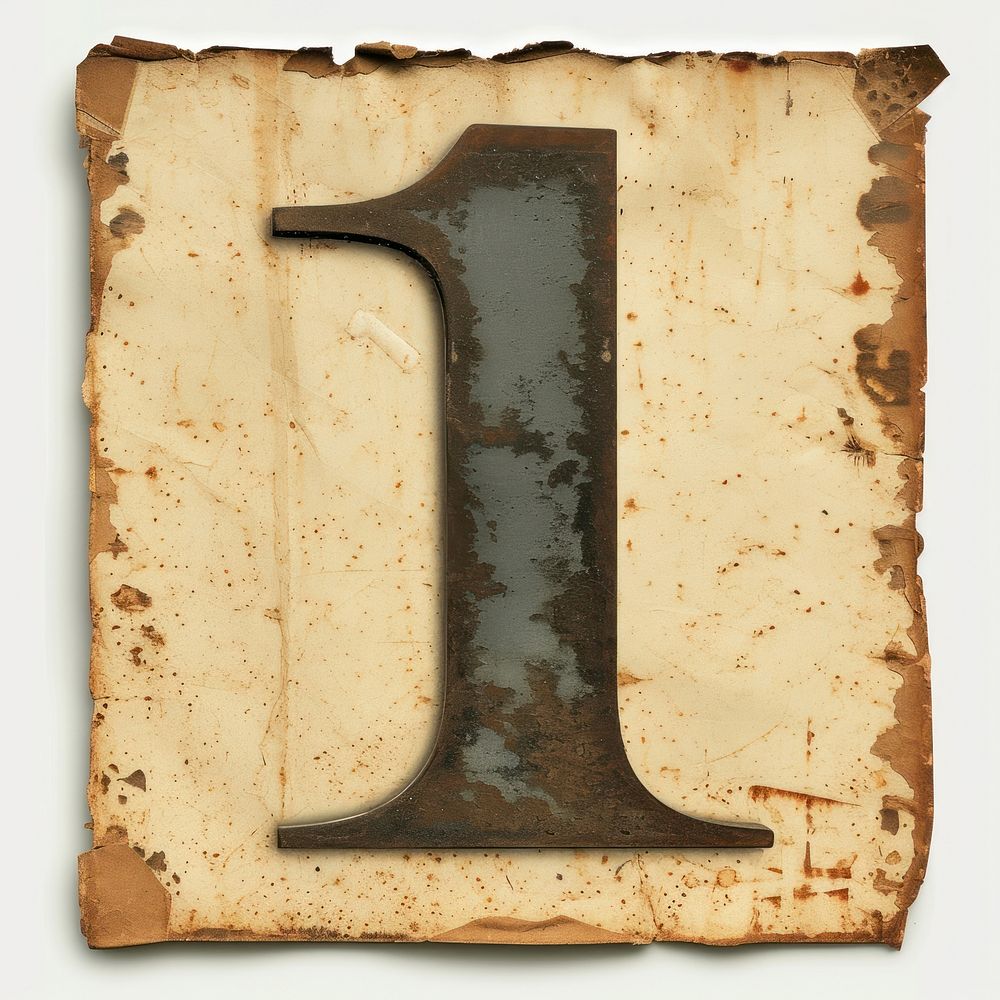 Vintage Alphabet Number 1 backgrounds letter number.