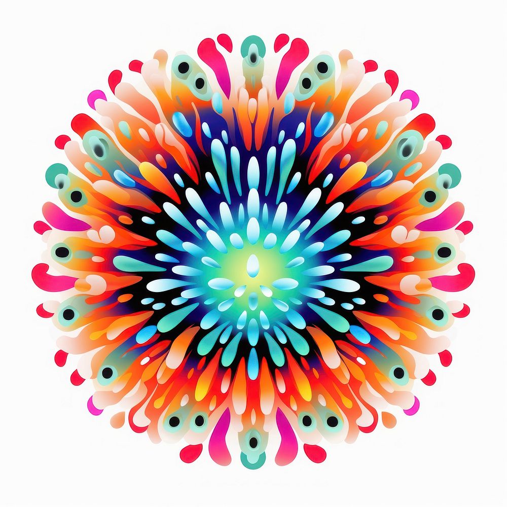 A brain art abstract pattern.
