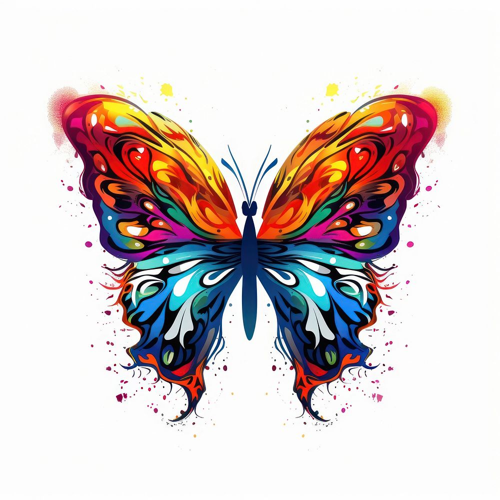 Butterfly graphics art creativity.