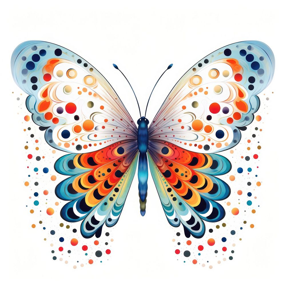 Butterfly graphics pattern animal.