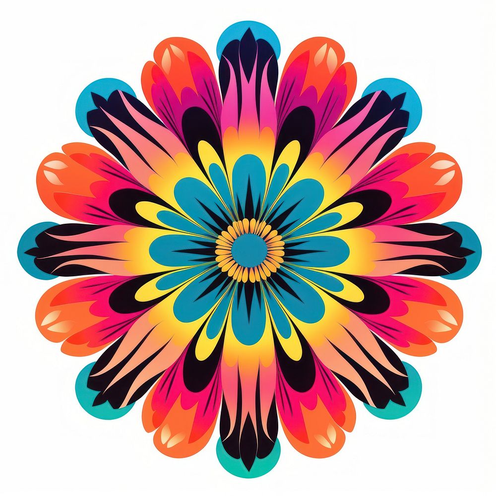 Flowers art graphics pattern.