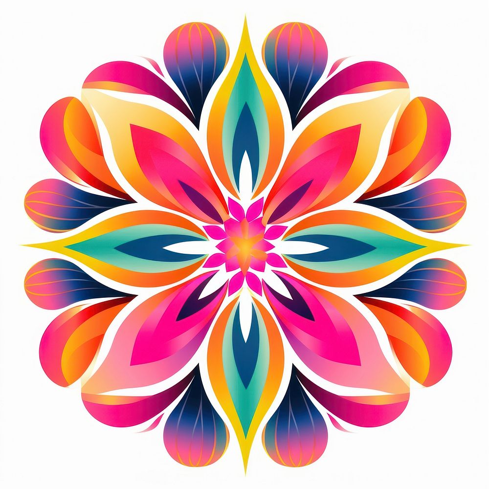 Tulip art abstract graphics.