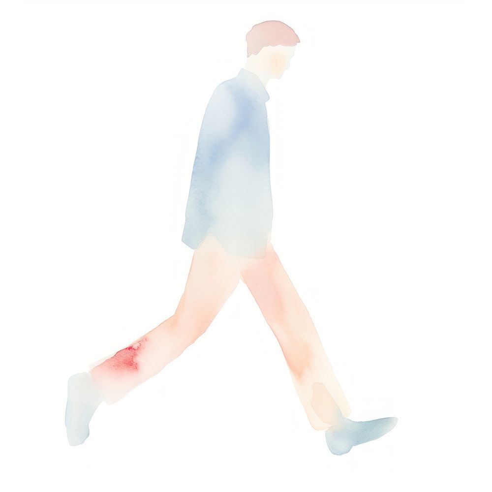 Man walking footwear adult shoe.