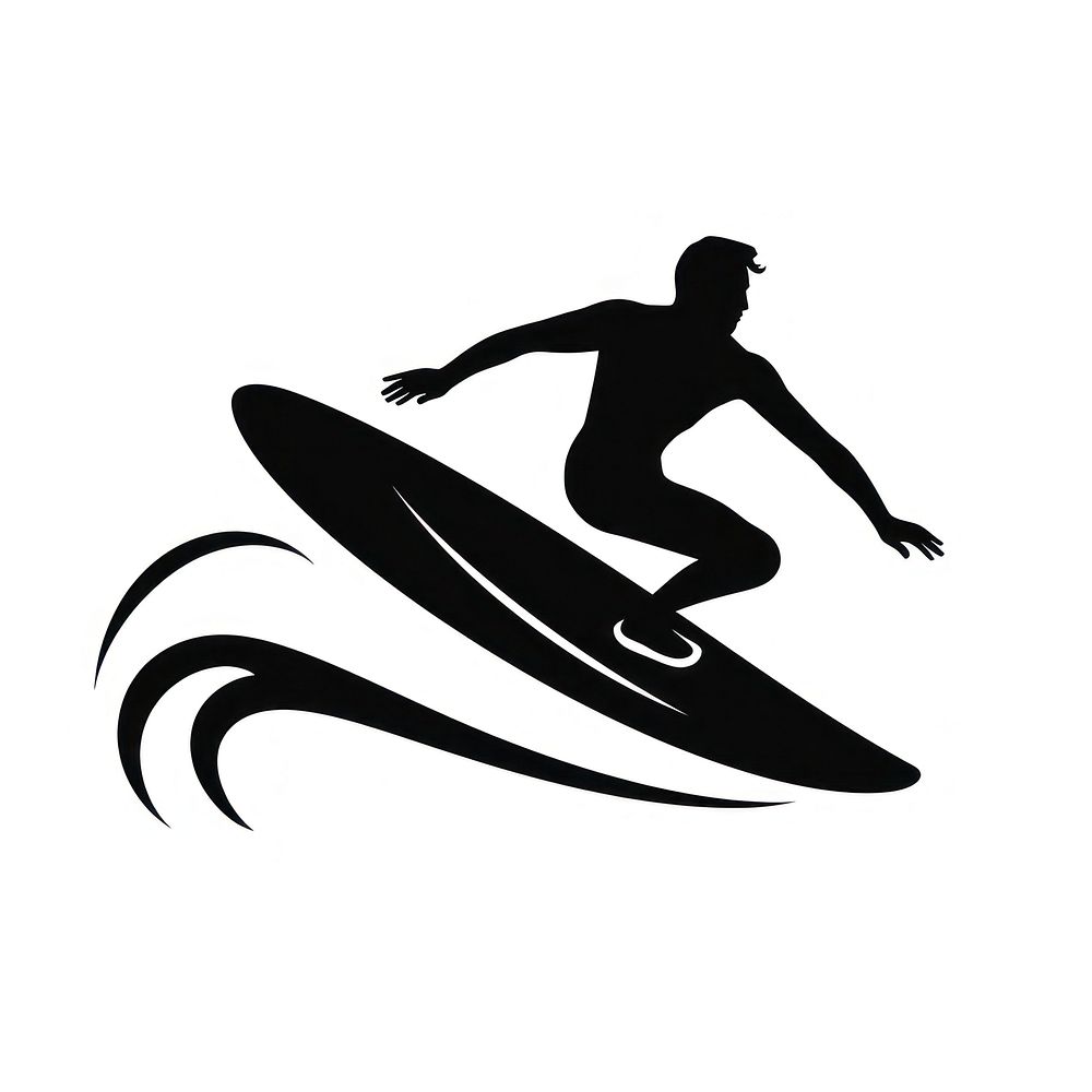 Surfer silhouette surfing sports. | Premium Photo Illustration - rawpixel