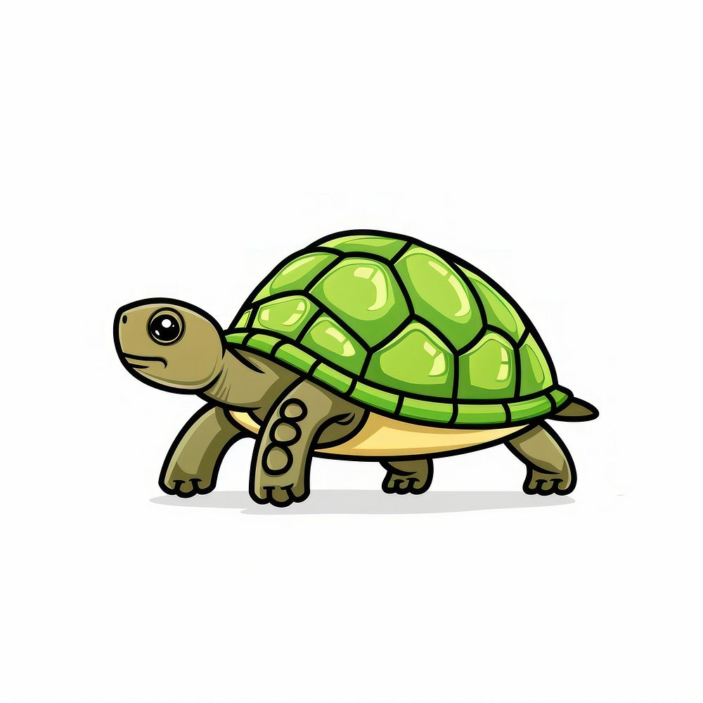 Turtle reptile drawing animal.