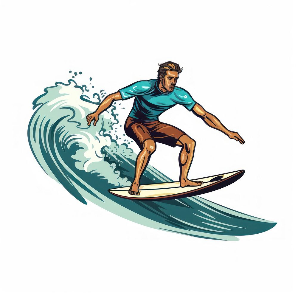 Surfer clipart recreation surfing sports.