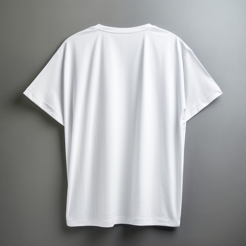 A oversized white t-shirt sleeve sportswear clothing.
