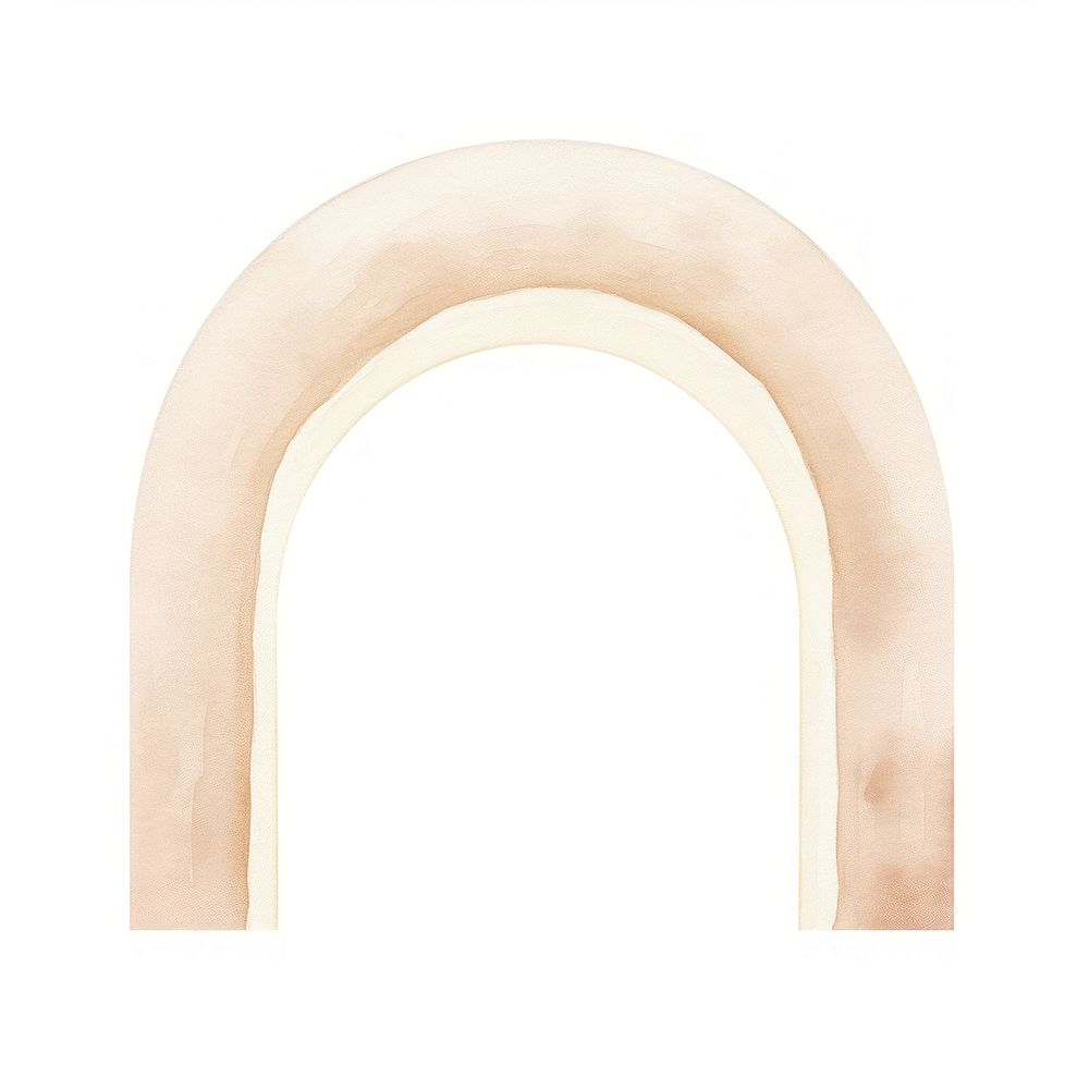 White arch Digital paint architecture white background simplicity.