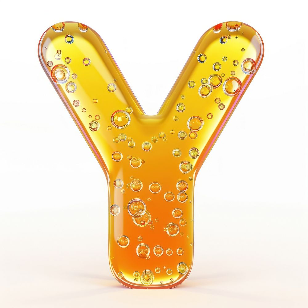 Letter Y yellow honey white | Premium Photo Illustration - rawpixel