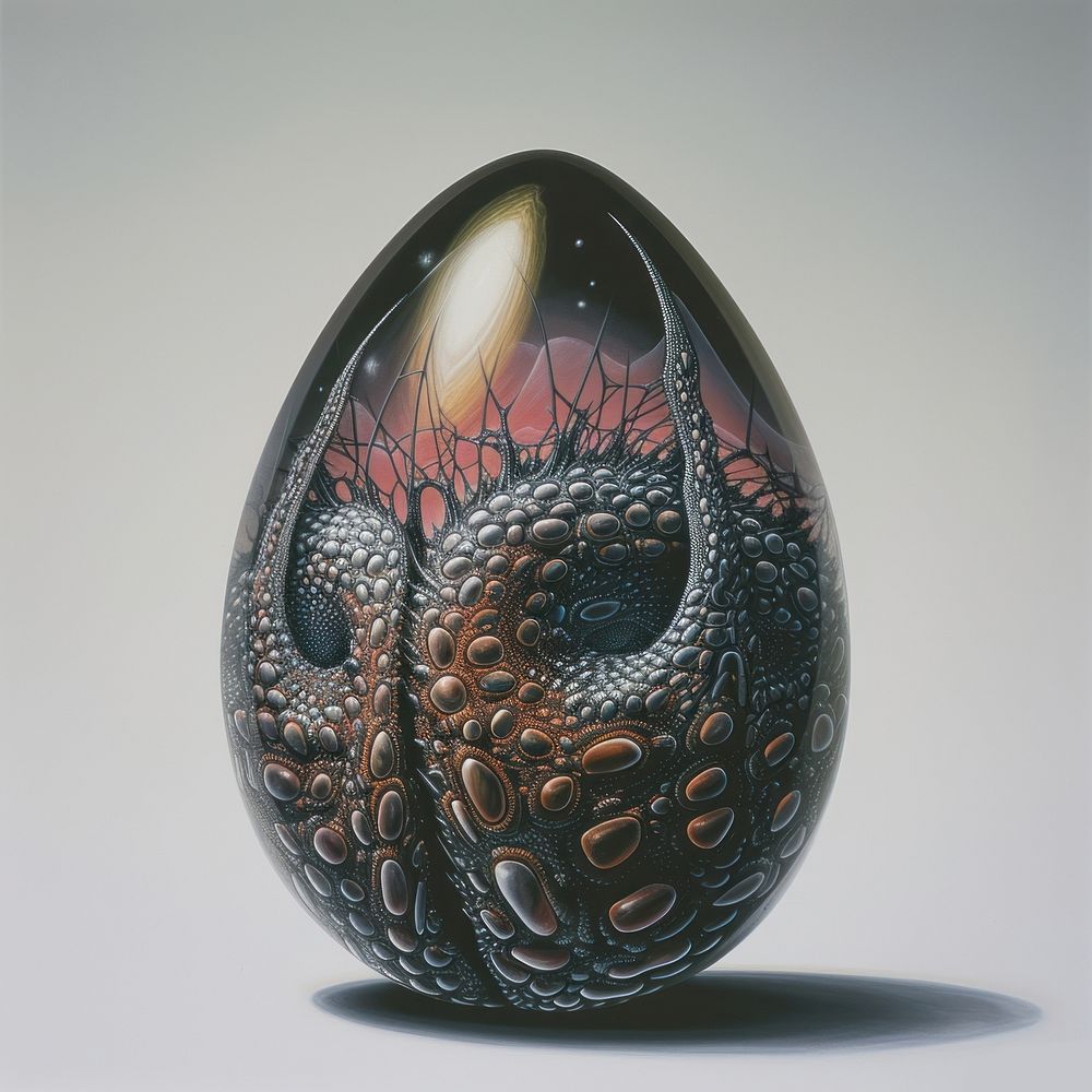 A dragon egg vase art accessories.