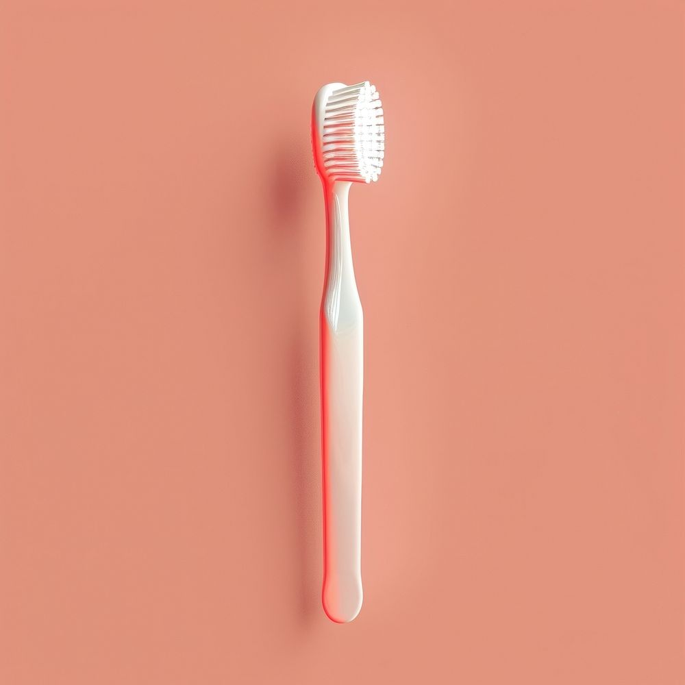 Toothbrush illustration tool silverware hygiene.