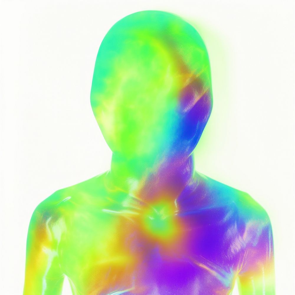 A holography alien purple white background abstract.