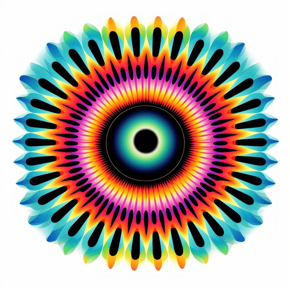 Eye abstract pattern art.