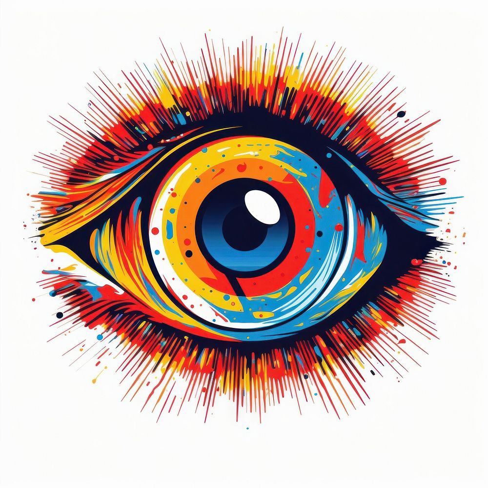 Eyes art painting graphics.