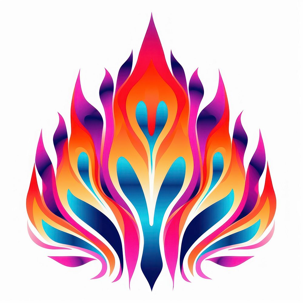 Flame abstract graphics pattern.