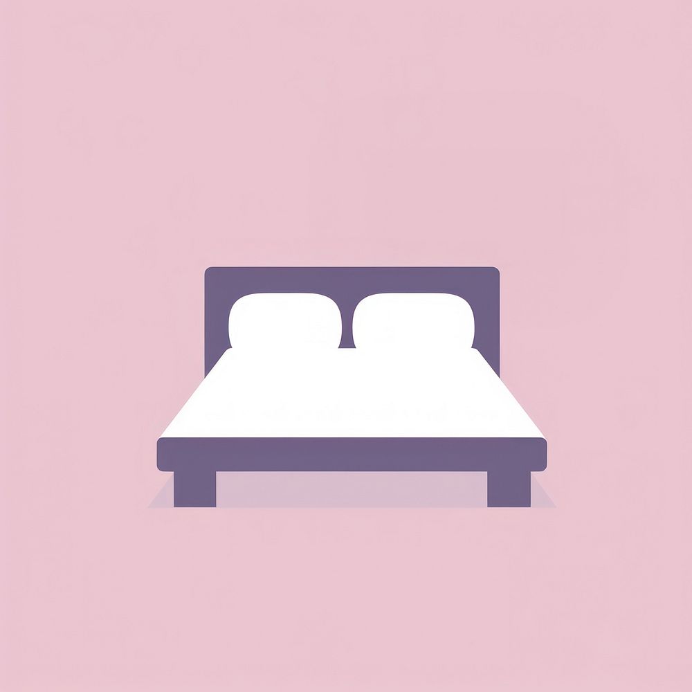 Bed icon furniture bedroom togetherness.
