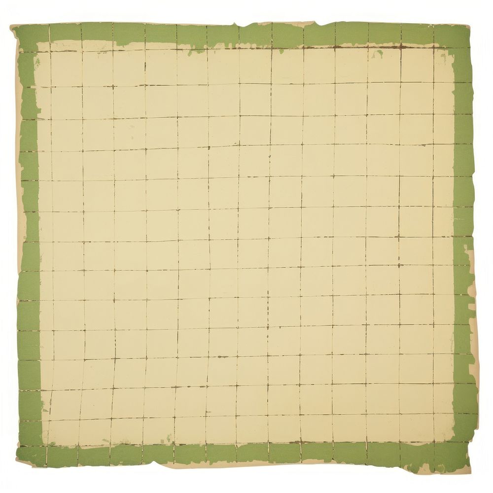 Green grids ripped paper backgrounds texture white background.