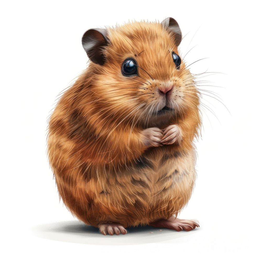 Fat Hamster hamster rodent mammal.