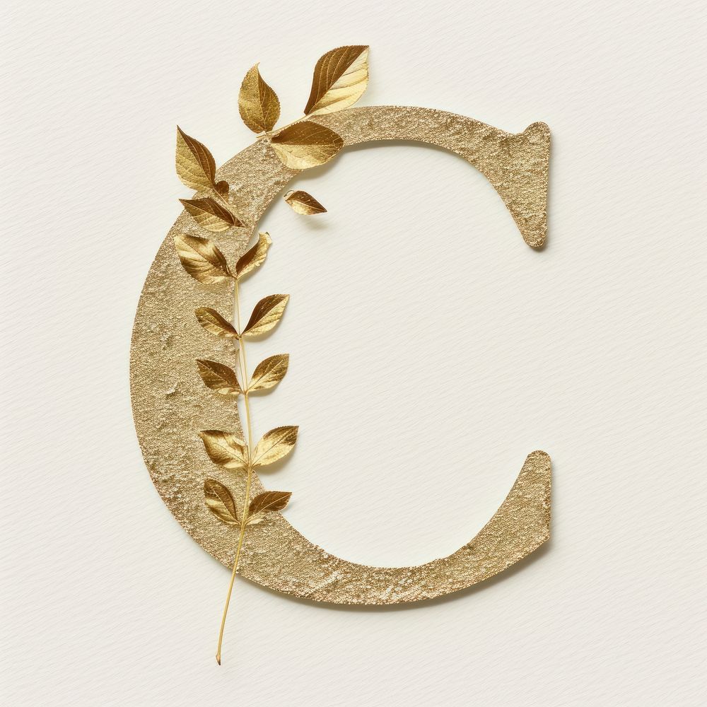 Font gold leaf accessories.
